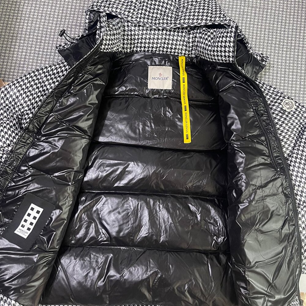 7 Moncler FRGMT Hiroshi Fujiwara Black & White Socotrine Down Jacket - Picture 12 of 14